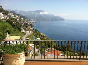 Villas on Italy's Amalfi Coast are renowned for their views. Photo by Alan J. Shannon.