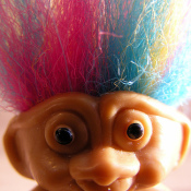 rainbow troll probably does not have lice, thankfully