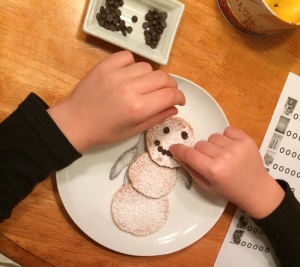 December 2: Build Your Own (Pancake) Snowman